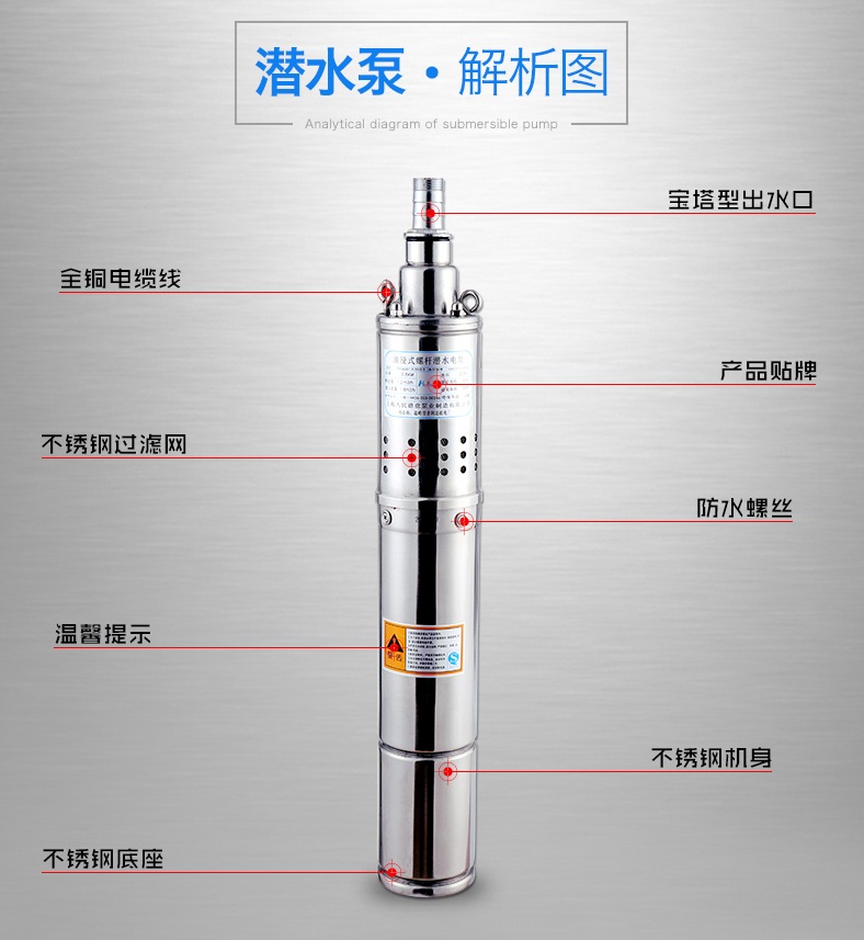 潜水螺杆泵结构图