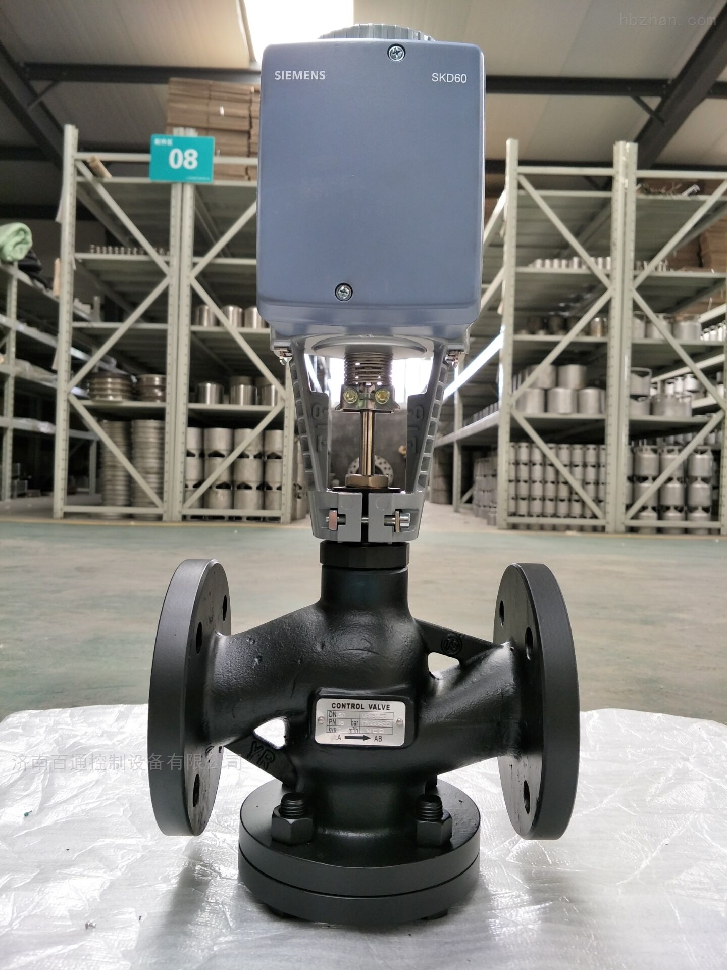 西门子连接电动三通阀 电动调节阀