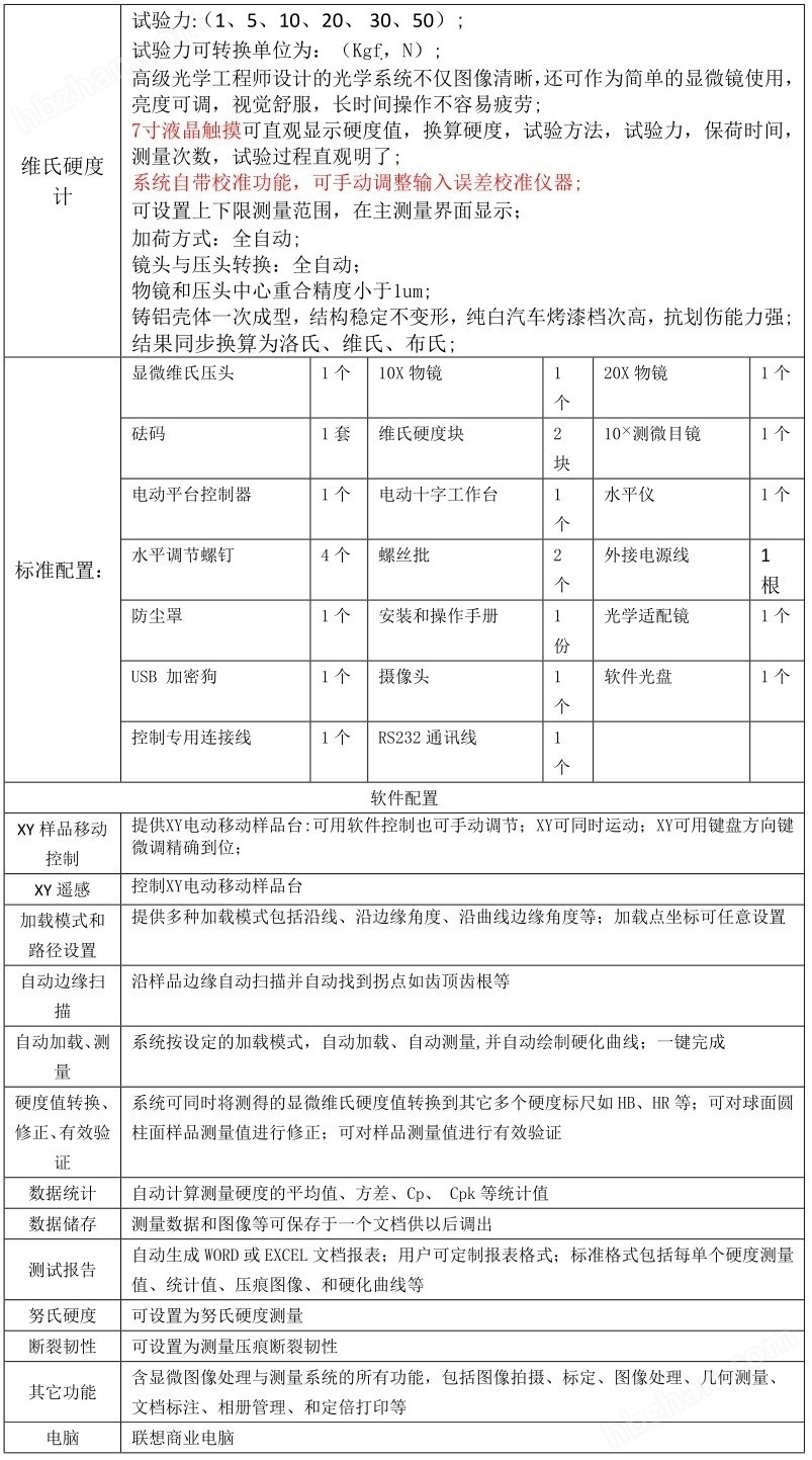 半自動維氏硬度計BHVST-50ZXY