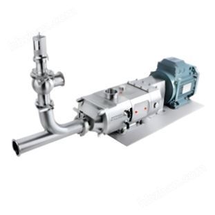 進(jìn)口衛(wèi)生級(jí)三通入口雙螺桿泵