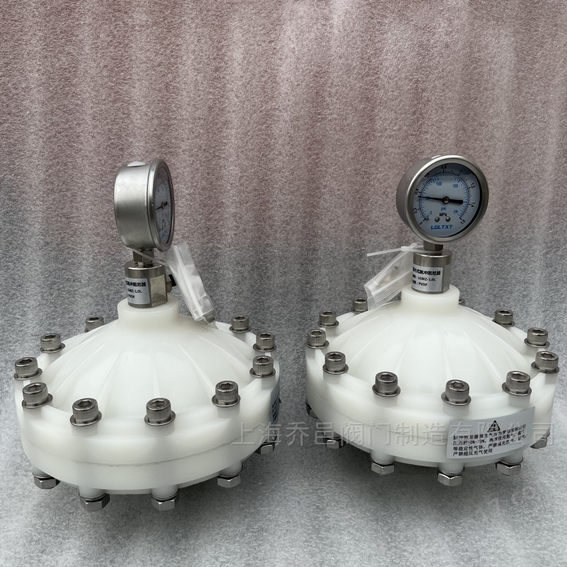 LGMZ-V1.0L膜片式脉冲阻尼器PVDF LGMZ-V0.35L膜片式脉冲阻尼器PVDF