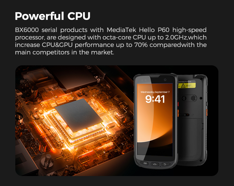 BX6000 Industrial Android Barcode Handheld Terminal