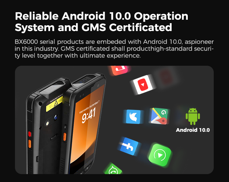 BX6000 Industrial Android Barcode Handheld Terminal