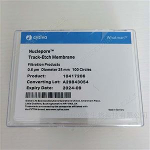 10417206Cytiva whatman0.6um25mm聚碳酸酯膜